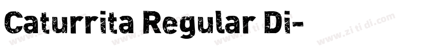 Caturrita Regular Di字体转换
